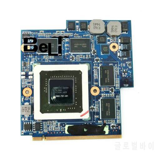 GTX260M GTX 260M G92-751-B1 DDR3 1GB REV 2.1 VGA Video Card For ASUS G50V G50VT G51V G60V G60VX Laptop