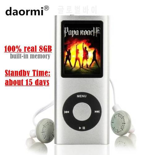 High Quality LCD 1.8 inch 8GB (Virtual 32GB) Sport MP3 Player Music Playing 4th gen with FM Radio E-book HD Video MP4 Player