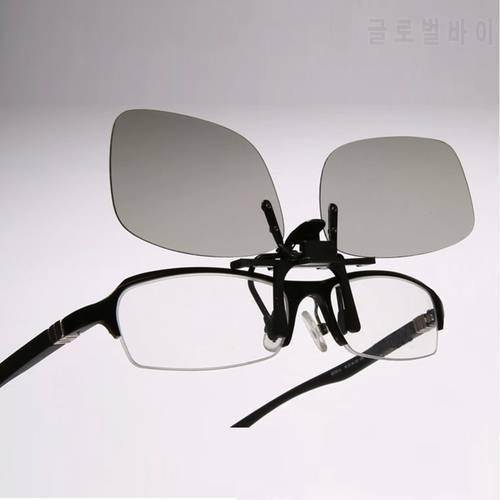 top Quality Clip-on 0.72mm Thickness 3D Glasses for Myopia Watching for LG Cinema Passive 3D TVs and 3D RealD Cinema