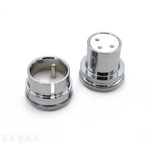 Hifi Rhodium plated Protective Cover Gilded Covers Dust Cap Shielded Anti-oxidation for XLR Female/Male Socket Connector