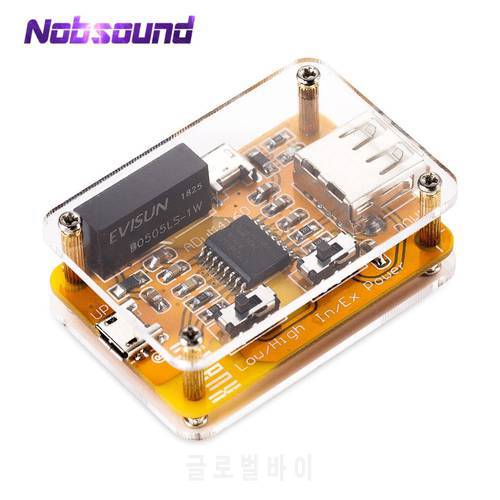 Nobsound ADuM4160 USB to USB Isolator Module Audio Noise Eliminator Industrial Isolator Protection 1500V Digital Module