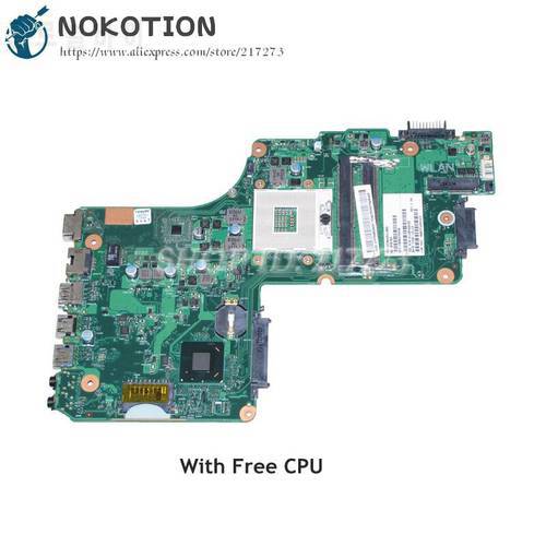 NOKOTION For Toshiba Satellite C855 Laptop Motherboard SJTNV HM70 DK10F-6050A2541801-MB-A02 1310A2541805 V000275540