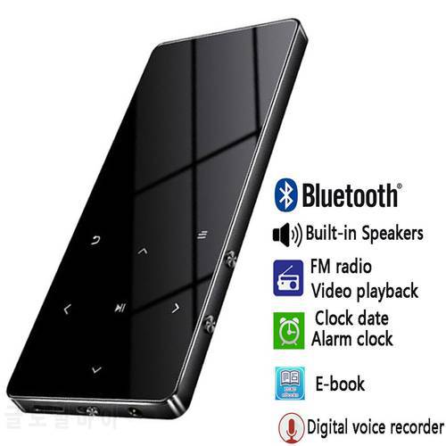 Bluetooth 4.2 MP4 Player Touch Key Ultra thin MP3 Music Player With speaker 1.8 Inch Color Screen Lossless Sound with FM E-book