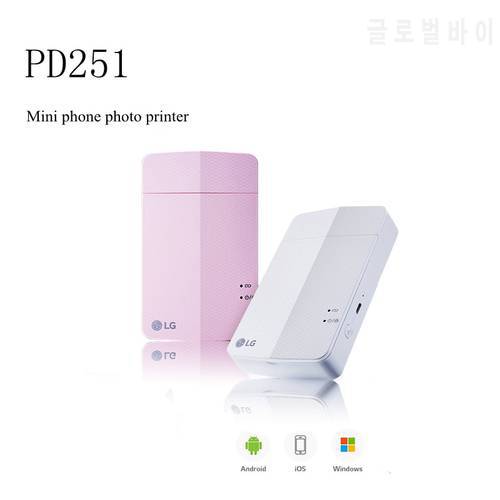 PD251 mobile phone photo printer pocket mini inkless bluetooth color photo printer portable