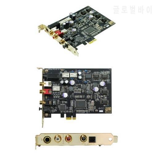 New TEMPOTEC Serenade PCI-E Sound Card Fiber Coax (Dual Oscillator Design) ASIO output decoders game card 2.0 channel