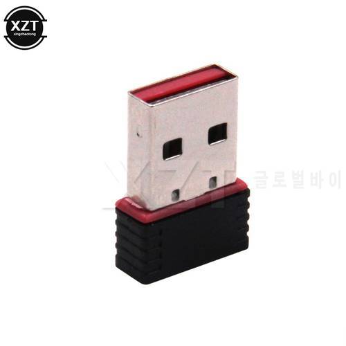 Mini WiFi Wireless Adapter High speed USB 2.0 Network Card 150Mbps 802.11 ngb For macbook XP PC Laptop USB WIFI antenna