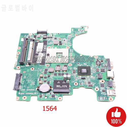 NOKOTION CN-0F4G6H F4G6H 0F4G6H Laptop Motherboard For Dell Inspiron 1564 DAUM3BMB6E0 HM55 UMA DDR3 Main board full tested