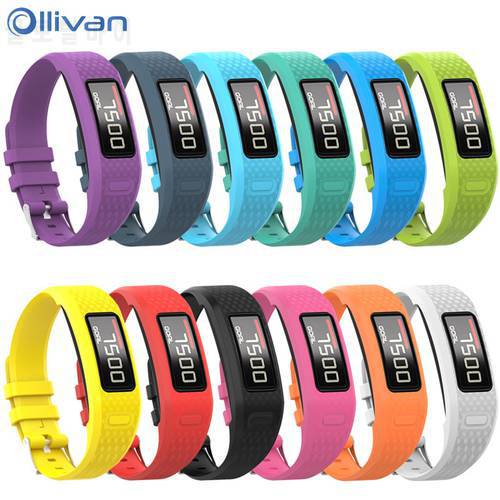 S/L size Silicone Wrist Strap Replacement watch band for Garmin Vivofit 1/Vivofit 2 for Garmin vivofit1 Vivofit2 Bracelet belt