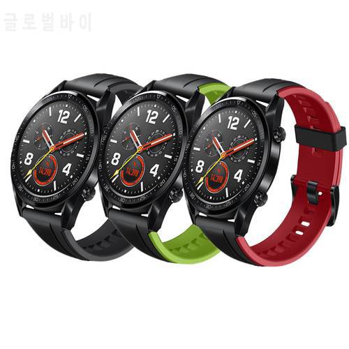 22mm Bracelet For Huawei Watch GT Strap Silicone Wrisrband For Huawei GT Watch Band/Magic For Xiaomi Amazfit Stratos 2/Pace 1