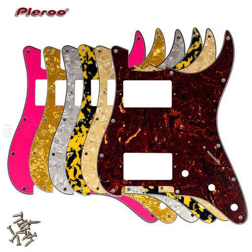 Quality Electric Guitar Pickguard For US 11 Holes Scratch Plate HH PAF Humbucker Coil For USA\ Mexico Fd Strat Guitar Parts