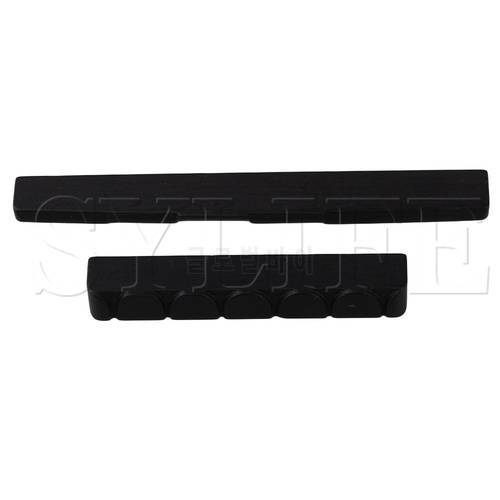 Bridge Saddle And Nut Ebony Material For 6 String Classical Guitar