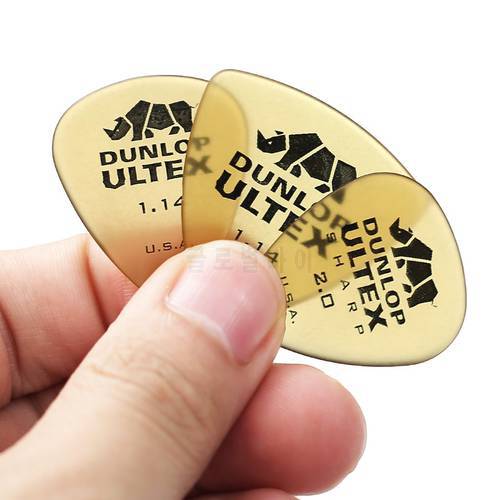 1 pc Dunlop Guitar Picks Ultex Standard/Sharp/Triangle/ Plectrum Mediator 0.6mm-1.14mm Guitar Picks Guitar Parts Accessory Picks