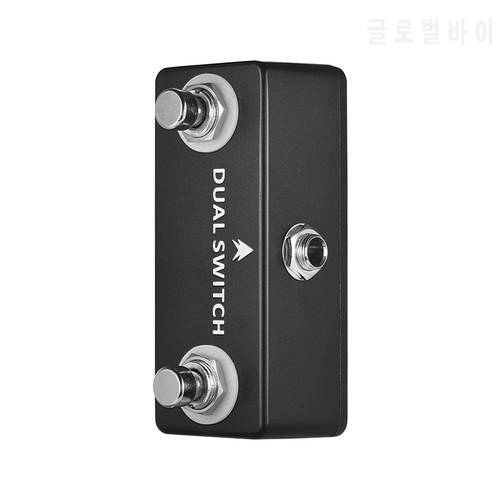 MOSKY DUAL SWITCH Guitar Pedal Dual Footswitch Foot Switch Guitar Effect Pedal Full Metal Shell Guitar Parts & Accessories