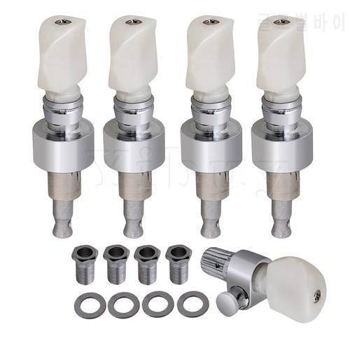 Yibuy 5Pieces Ratio 4:1 5 String Banjo Geared Machine Head with Pegs