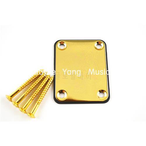 Niko Gold Electric Guitar Neck Joint Plate with 4 Screws For Strat/Tele Style Electric Guitar/Bass Free Shipping