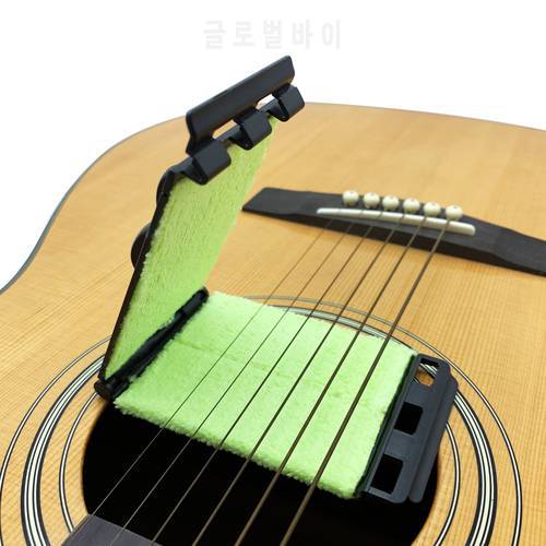 Acoustic Electric Guitar Bass Strings Cleaner Brush Board Scrubber Fingerboard Rub Cleaning Tool Maintenance Care Accessories