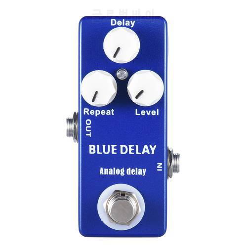 Mini Blue Delay Guitar Effect Pedal Delay Pedal