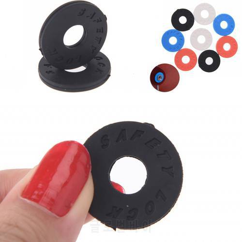 2019 New 2Pcs Guitar Electric Guitar Bass Ukulele Accessories Strap Block Rubber Safety Lock Washer Acoustic