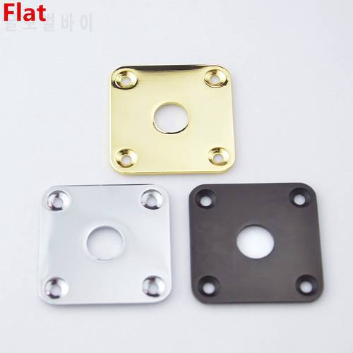 【Made in Japan by GOTOH】 Flat / Curved Stainless Steel Jack Plate For Electric Guitar Bass