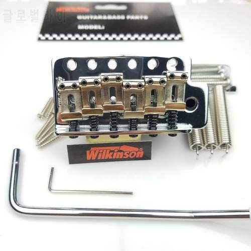 Wilkinson Vintage Type ST Electric Guitar Tremolo System Bridge Chrome Silver for Strat Guitar WOV01