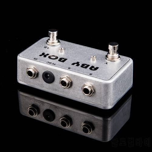 Upgraded Hand Made ABY Selector Combine Pedal Guitar Switch Box /True Bypass Amp / Guitar Pedal AB/Y