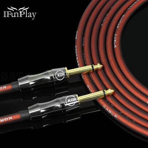 Electric Guitar Wire Cable Bass Piano Keyboard Drum Noise Reduction Shield Audio Oxygen-free Copper Line fever Cable