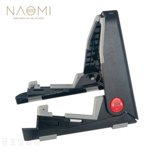 NAOMI Aroma Guitar Stand Folding Guitar Stand Black For Electric Acoustic Guitar Stand AGS-01 Type