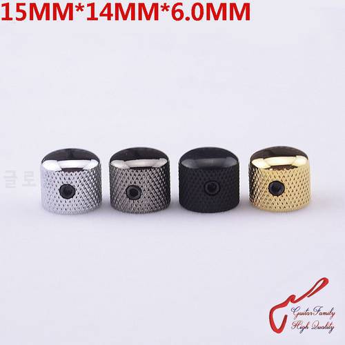1 Piece GuitarFamily Mini Dome Metal Knob For Electric Guitar Bass 15MM*14MM*6.0MM ( 1097 ) MADE IN KOREA