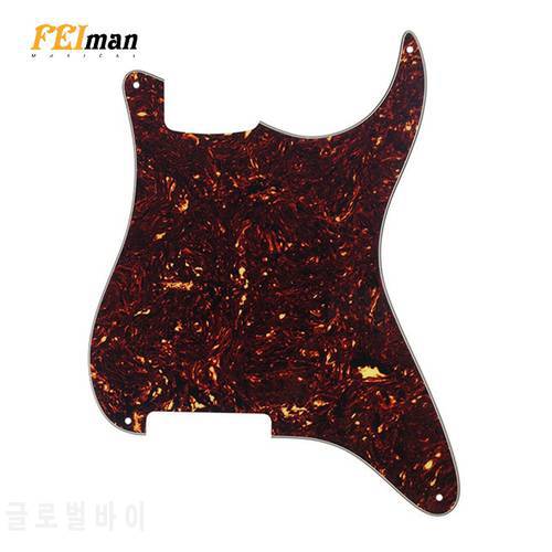 Pleroo Guitar Parts 4 Holes Pickguard Blanks Material With Real Aluminum Foil Shield For Strat Style Guitar Strat Custom