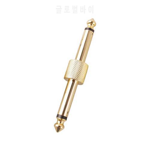 6.35 Guitar Effects Pedal Connector Plug 1/4 inch Coulper Interface Cable Adaptor Electric Pedalboard Pedal Board Accessories