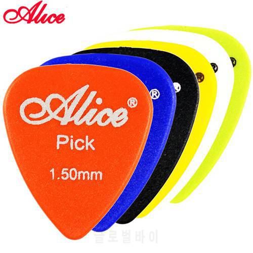 Alice Non-slip ABS Guitar Picks Plectrum Gauge 0.58mm 0.71mm 0.81mm 0.96mm 1.20mm 1.50mm Color Random Guitar Parts Accessories