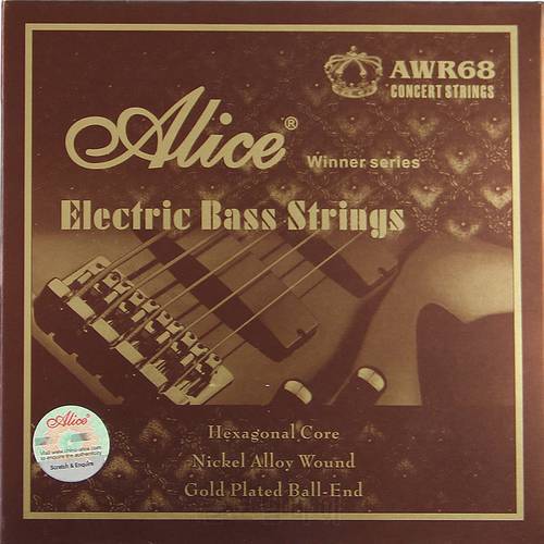 NEW Alice Electric Bass strings 045 065 085 105 130 inch Hexagonal Core Nickel Alloy Wound Gold Plated Ball-End 5 strings/set
