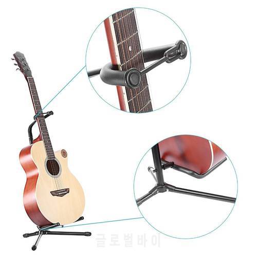 Guitar Bass Stand Holder Foldable Folding Acoustic Electric Guitar Bass Stand Holder Floor Universal