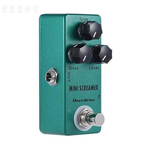Mini Screamer TS9 Overdrive Guitar Effect Pedal Overdrive With true bypass