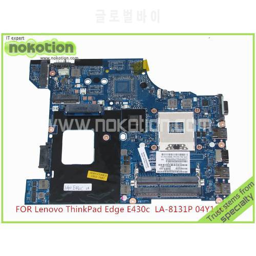 NOKOTION 04Y1167 04Y1168 04W4018 QILE1 LA-8131P For Lenovo Edge E430 E430C Laptop Motherboard HM76 DDR3 HD 4000 Graphics