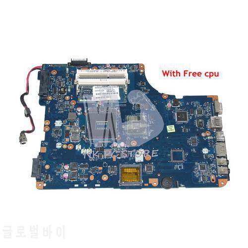 NOKOTION For Toshiba Satellite L500 L550 Laptop Motherboard 15.6 inch HM55 DDR3 K000092540 NSWAA LA-5321P Free I3 CPU