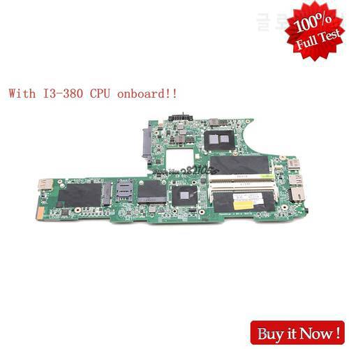 NOKOTION DA0FL6MB8D0 04W0314 MAIN BOARD For Lenovo E10 E11 X100E Laptop motherboard With I3-380 CPU DDR3