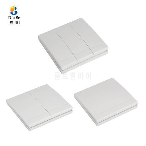 86 Wall Panel Wireless Remote Transmitter 1 2 3 Way RF Switch For Lamp Bulb Light Remote Switch Wall Remote Control