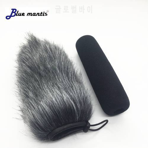 Dead cat Microphone Mic Windshield Furry Fur Wind Muff Windscreen Cover For Rode NTG-3 Windscreen Artificial and sponge