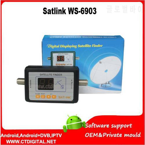 Satlink WS-6903 satellite meter Digital Displaying Satellite Finder Meter free shipping ws6903