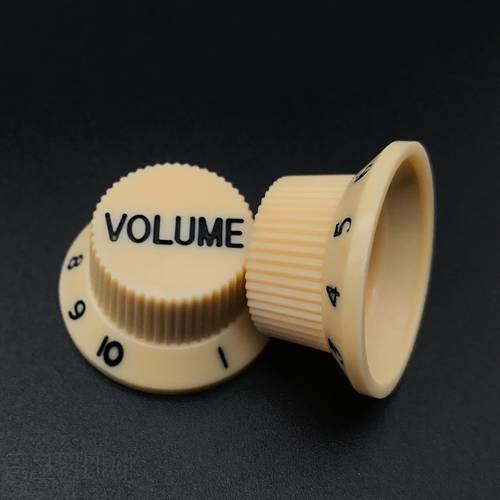 3pcs Guitar Speed Control Knobs 1 Volume 2 Tone for ST SQ Electric Guitar Parts Accessory Plastic