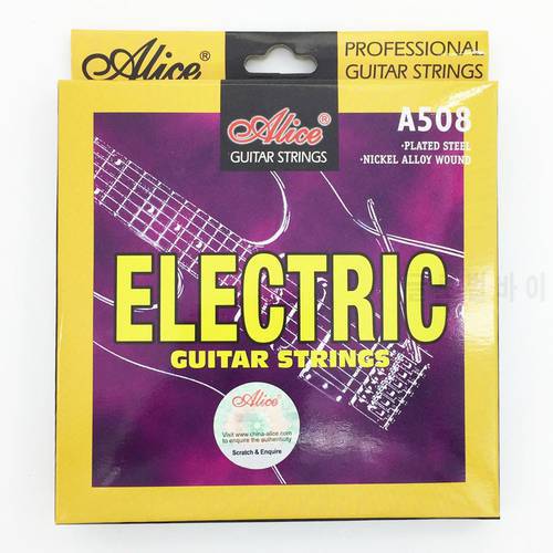 Alice Electric Guitar Strings 009 010 inch Plated Nickel Alloy Wound A508-SL / A508-L