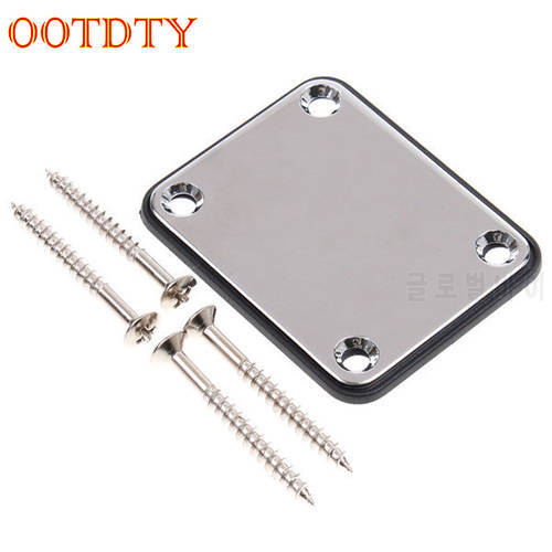 Electric Guitar Neck Plate Neck Plate Fix Tele Telecaster Guitar Neck Joint Board Including Screws