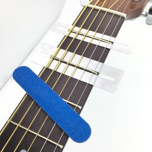 Guitar Fretwire Sanding File Stainless Steel Fretboard Guard Protector Polish Luthier Tool