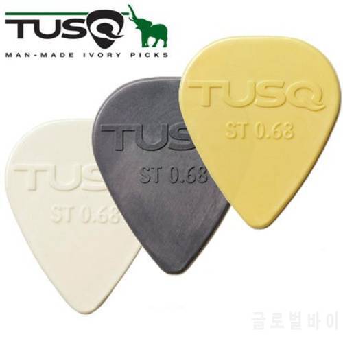 Tusq the Canada Original Guitar Pick Plectrum made with Artificial Ivory Material Bass Pick, Sell by 1 Piece
