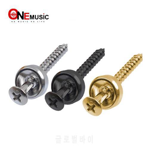 4pcs Guitar neck Joint Plate Screw Bushings Ferrules For Neck Mounting With Screws Black - Chrome - Gold