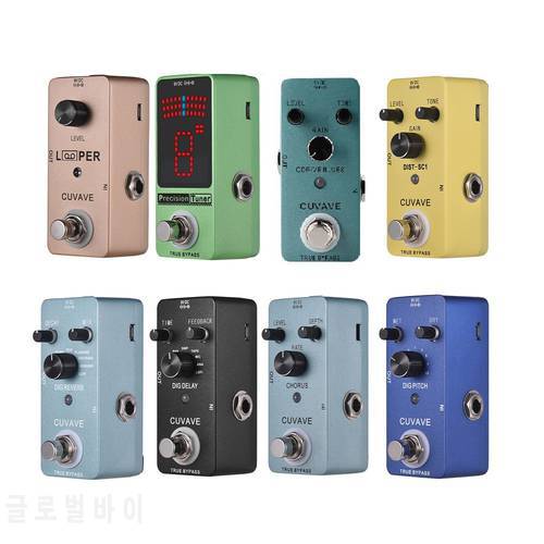 New Arrival Guitar Effect Pedal 8 Styles Guitar Pedal Loop/Distortion/Delay Effects True Bypass Full Metal Shell