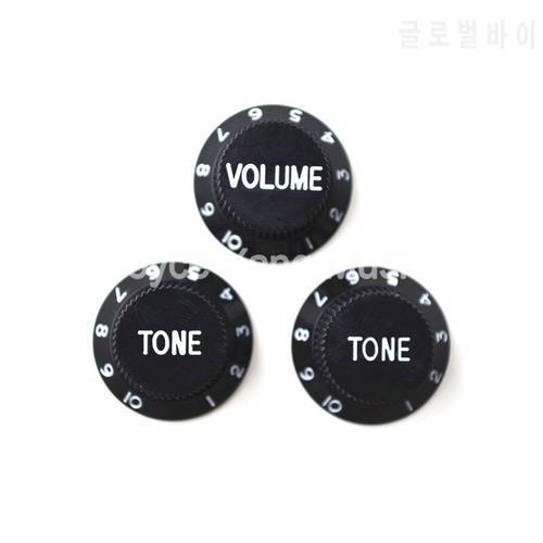 Niko Black 1 Volume&2 Tone Electric Guitar Control Knobs For Strat Electric Guitar Free Shipping Wholesales