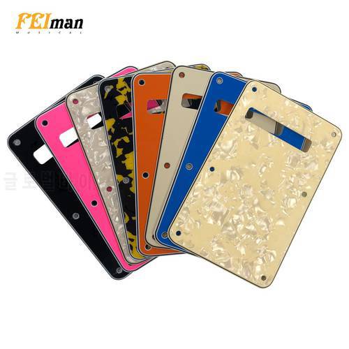 Feiman Guitar Parts Tremolo Cavity Cover Back Plate For Strat Strat Modern Style Electric Guitar Backplate With 6 Screws