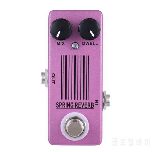 Moskyaudio Reverb Pedal Guitar Effect Pedal Spring Reverb Pedal Overdrive Distortion Delay Chorus Pedal